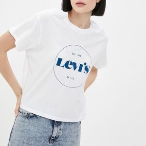 Levi's Oversized Cropped Logo Tee